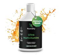 Nutrality Ultra Liquid Multivitamin 1 Pack | Advanced Vitamin Superfood Greens Blend with CoQ10, Lutein & Biotin | Supports Brain & Cardiovascular Health | Liquid Vitamin | 33 Days’ Supply | 500ml