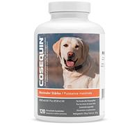 Nutramax - COSEQUIN Joint Health Supplement for dogs, Maximum Strength - Joint Support - With Glucosamine and Chondroitin, MSM, and Hyaluronic Acid - for Dogs, 120 Chewable Tablets