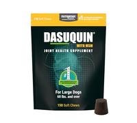 Nutramax Laboratories Dasuquin with MSM Soft Chews, Large Dog, 150 Count, brown