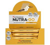 Nutramino Nutra-Go Low Sugar Protein Wafer, Vanilla, 12 x 39 g