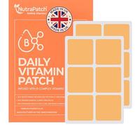 NutraPatch 12 Daily Vitamin B Complex Patch for Energy, Focus, and Mood Support - UK Made B Vitamin Complex Patches for Energy, Metabolism, Stress Relief & Daily Nutrient Delivery System