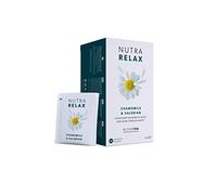 NUTRARELAX - Night Time Tea | Sleep Tea | Calm Tea - Includes Chamomile, Passionflower & Lemon Balm - 20 Enveloped Tea Bags - by Nutra Tea - Herbal Tea
