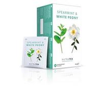 Nutra Tea - Spearmint & White Peony - Spearmint Tea PCOS, White Peony Tea - For Digestion & Women's Health - 20 Individually Wrapped Bags - Herbal Infusion (1 Pack)