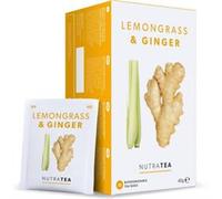 Nutra Tea - Lemongrass & Ginger Tea - 20 Tea Bags - Herbal Tea