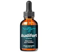 NutraVibe Audifort - Daily Hearing Support Drops with a Clean Liquid Formula for Ear Health, Auditory Clarity and Inner Ear Balance | Plant-Based, Easy-to-Use Droppers (30 Servings)