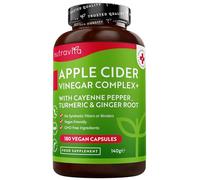 Apple Cider Vinegar Complex - 180 Vegan Capsules - Digestive Health, Metabolism