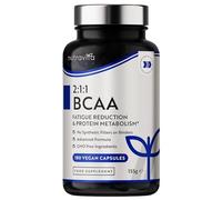Nutravita BCAA High Strength 1000mg 2:1:1-180 Vegan BCAA Capsules
