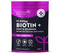 Nutravita Biotin Hair Growth Supplement 10,000mcg - 180 Tablets