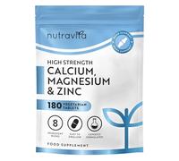 Nutravita Calcium Magnesium & Zinc with Vitamin D - 180 High Strength Tabs