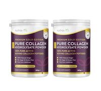 Nutravita Collagen Powder 500g (2 Pack) - Bovine Collagen Peptides Powder