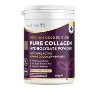 Collagen Powder 500g - Premium Gold Standard Bovine Collagen Peptides Powder - 50 Servings - Bovine Collagen Peptides Supplement with 8 Esse