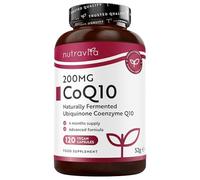 Nutravita CoQ10 Supplement - 120 Vegan CQ10 Capsules - High Strength