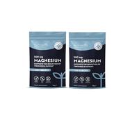 Nutravita Magnesium Supplements 500mg - 120 Vegan High Strength Tablets - 4 Month Supply - Supports Muscle Function, Tiredness, Energy, Bones, Nervous System - Letterbox Friendly - UK Made (Pack of 2)