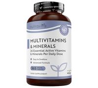 Multivitamins & Minerals A-Z Men & Women 365 Vegan Tablets - 100% NRV One A Day