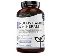 Multivitamins & Minerals A-Z Men & Women 365 Vegan Tablets - 100% NRV One A Day