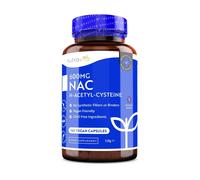 Nutravita NAC N-Acetyl-Cysteine 600mg 150 Vegan Capsules in White Nutravita White