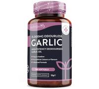 Garlic Capsules Odourless 15000mg - 180 Softgels - Heart Health, Immune Support