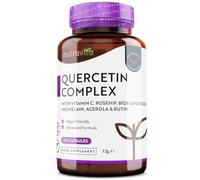Quercetin Complex + Vitamin C - 120 Vegan Capsules - Immune Support, Antioxidan