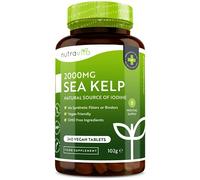 Nutravita Sea Kelp 2000mg - 240 Sea Kelp Tablets - 8 Months Supply