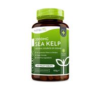 Nutravita Sea Kelp 240 Vegan Tablets - 8 Months Supply in White Nutravita White