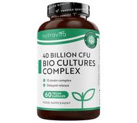 Nutravita Super Strength 40 Billion CFU Bio Cultures Complex - 60 Capsules