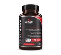 TESTOMAX Testosterone Booster for Men - 13 Powerful Active Ingredients & Vitamins Including Zinc, Maca Root Extract, Fenugreek, Ginseng - Made in The UK by Nutravita