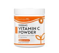 Nutravita Vitamin C Powder 500g - 1000mg Per Serving - 16 Month Supply - Pure Ascorbic Acid - VIT C Powder - Supports Immune System and Reduces Fatigue - Made in the UK