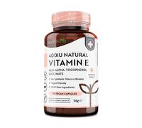 Nutravita Vitamin E 400IU 100% Natural 90 Vegan Capsules New & Sealed