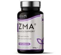 Nutravita ZMA High Strength - 120 Vegan Capsules - Test Booster - Contributes to Testosterone Levels, Normal Muscle Function & Energy Yielding Metabolism - Zinc Magnesium & Vitamin B6