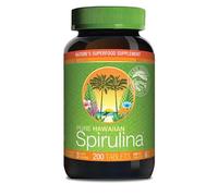 Nutrex Hawaii Spirulina - Pure Hawaiian Spirulina Tablets with Natural Protein and Iron, Nutrient-Rich Microalgae. 200 Vegan Tablets with 500 mg spirulina