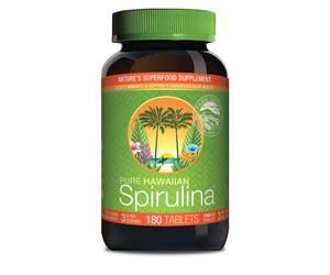 Nutrex Pure Hawaiian Spirulina - 180 x 1000mg Tablets