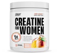 Nutrex Research Creatine for Women Booty & Beauty - Peach Manago | 5g Creatine, 2g Collagen, BCAAs & Hyaluronic Acid for Glutes, Strength & Skin | Gluten Free, 30 Servings