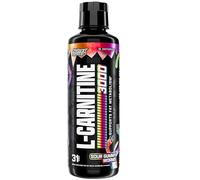 Nutrex Research Liquid L Carnitine 3000 - Sour Gummy Worms | L-Carnitine Liquid Shots, Stimulant Free | Supports Muscle Recovery for Men and Women - 31 Servings