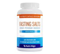 Nutri-Align Fasting Salts Electrolytes, 120 Capsules | Sodium Potassium Magnesium | Pure Fasting Electrolytes | Sugar Free & Filler Free | Made in The UK (Original)