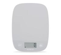 NUTRI FIT Digital Kitchen Scale Ultra Thin Electronic Scale Multifunction Kitchen Scale Large Display Plastic Platform 5kg/11lb-1g lb.oz fl.oz g ml(Gray)