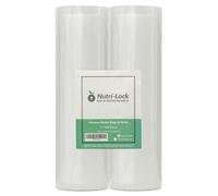 Nutri-Lock Sous Vide Vacuum Sealer Bags. 2 Rolls 28cm x 15m (30 Metres Total). Bulk Commercial Grade Sealer Bag Rolls. 11"x50'.
