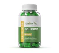 Nutri-Sentials Organic Soursop Gummies 15000MG - Extra Strength Seamoss & Turmeric - Organic Herbal Blend with Ashwagandha, Multivitamin for Immunity, 60 Gummies