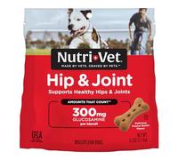 Nutri-Vet Hip & Joint Biscuits for Dogs, Dog Hip & Joint Supplement, Functional Treat, Large Sized Biscuit, 300mg of Glucosamine, 6 lb Bag