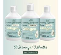 NutriBeauties 6-in-1 Hydrolysed Marine Collagen 10,000Mg - 3 Months Supply