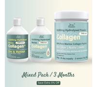 NutriBeauties Mixed collagen pack | Liquid + Powder
