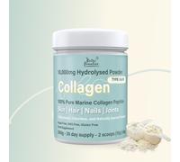 NutriBeauties Pure Marine Collagen Peptides Powder 10,000Mg - 1 Month Supply