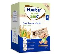Nutribén innova ZERO 0% Gluten Free Cereals | Rice and Corn | Baby Food from 4 Months | 0% Added Sugars | No Milk Traces | 500g