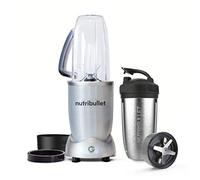 nutribullet 1200 8 Piece Set - 1200W Extraction - Blends Frozen Fruit, Nuts & Ice - Includes 1x 900ml Insulated Steel Cup, 1x 900ml Colossal Cup, 2x Handled Rings & 2 Lids - Blender & Smoothie Maker