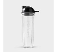 NutriBullet ANBC32 32 oz Cup with to-Go Lid, Plastic, Clear/Black