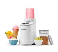 nutribullet Chill Ice Cream Maker - 500W Frozen Dessert Machine with 5 Preset Programs for Ice Cream, Gelato, Sorbet, Smoothie Bowls & Frozen Yogurt - Dishwasher Safe, Compact Design - White
