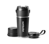 nutribullet Flip Portable Blender with Insulated Cup (590ml) - 24hr Chill Tumbler - 11.1V High Torque Motor Blends Frozen Fruit, Nuts & Ice for Smoothies & Juices - Long Lasting & Rechargeable Battery