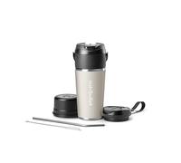 nutribullet Flip Portable Blender with Insulated Cup, Cordless, Matte Linen, NBPB50350LIN