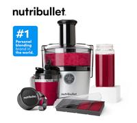 Nutribullet Juicer Pro 1000w, 2L Pulp Basin & Wide 3'' Chute & Glass To-Go Bottle & Freezer Tray, Dishwasher Safe, 3 Precision Speeds