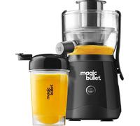 nutribullet magic bullet Centrifugal Silicone & Stainless Steel Juicer in Black - 400W - 10-Piece Set - 470ml - Compact Design & Dishwasher Safe - Juice on-the-go in Two Simple Steps