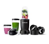 Nutribullet Mega Pack with Nutribullet 900w Motor Base & 9 Accessories - Includes 1x 500ml Cup, 2x 700ml Cup, To-Go Lid, 2x Cup Rings, 1 Vessel Grip, Extractor Blade & Milling Blade - Smoothie Maker